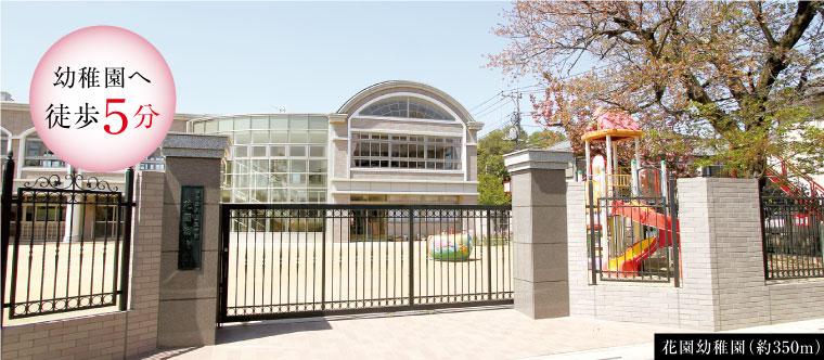 kindergarten ・ Nursery. Garden to kindergarten up to 5-minute walk 350m