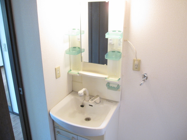 Washroom. Caring Easy a shower wash basin