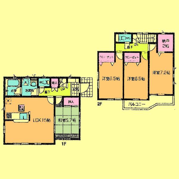 Floor plan. 23.8 million yen, 4LDK, Land area 130.09 sq m , Building area 95.98 sq m located view in addition to this, It will be provided by the hope of design books, such as layout.