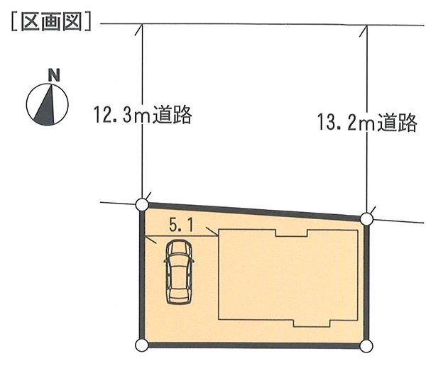 Compartment figure. 27,800,000 yen, 4LDK, Land area 135 sq m , Building area 97.5 sq m
