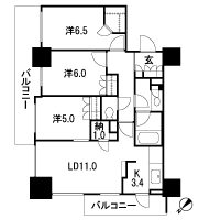 Floor: 3LD ・ K + N (storeroom) + WIC (walk-in closet), the occupied area: 72.67 sq m, price: 38 million yen, currently on sale