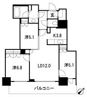 Floor: 3LD ・ K + SIC (shoes closet), the occupied area: 71.57 sq m, Price: 39,900,000 yen, now on sale