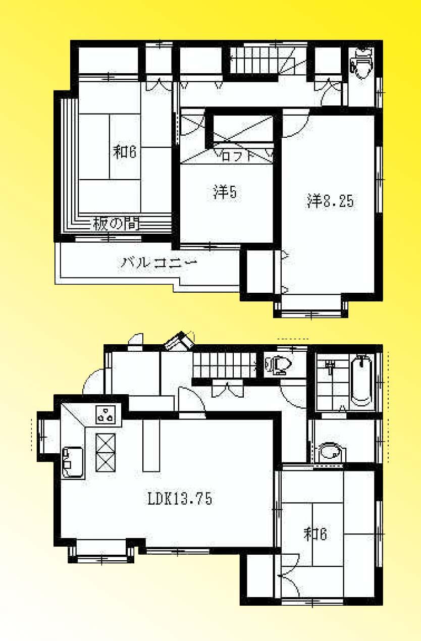 Floor plan. 19.2 million yen, 4LDK, Land area 101 sq m , Building area 100.47 sq m floor plan
