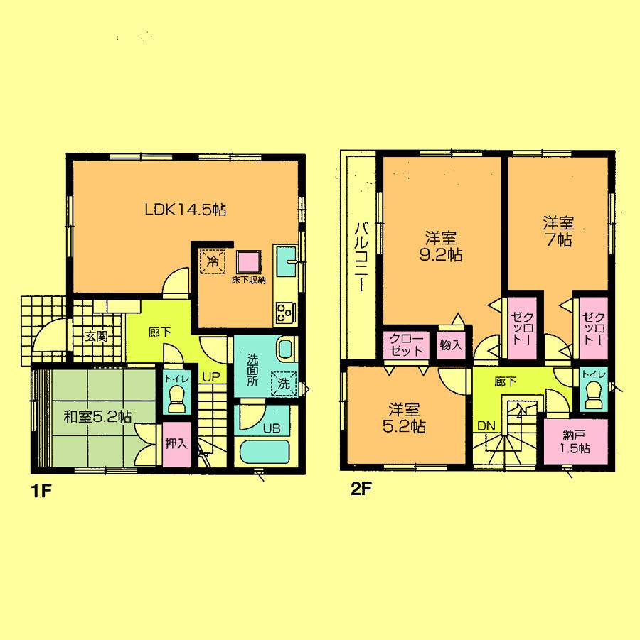 Floor plan. 25,800,000 yen, 4LDK, Land area 130.2 sq m , Building area 99.22 sq m located view in addition to this, It will be provided by the hope of design books, such as layout. 