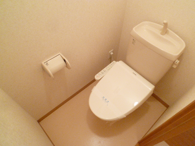 Toilet. With warm water washing toilet seat