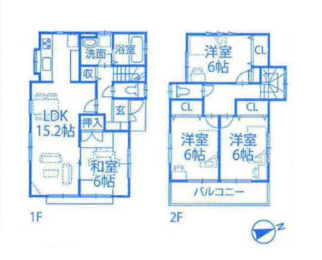 Floor plan. 26,800,000 yen, 4LDK, Land area 118.7 sq m , Building area 95.63 sq m