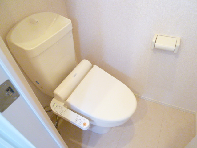 Toilet. It is ass clean at any time with warm water cleaning toilet seat! 