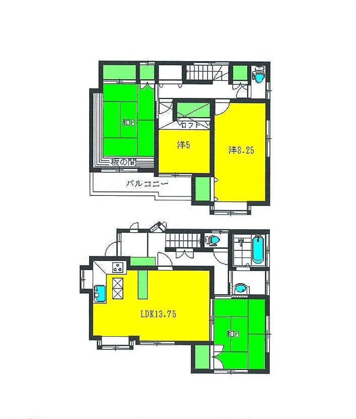 Floor plan. 19 million yen, 4LDK, Land area 101 sq m , Building area 100.47 sq m renovation completed! It is ready-to-move-in! Good living environment in the readjustment land ~ !
