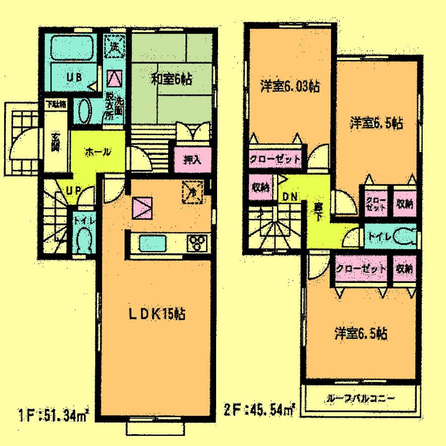 Floor plan. 23.8 million yen, 4LDK, Land area 103.04 sq m , Building area 96.88 sq m located view in addition to this, It will be provided by the hope of design books, such as layout.