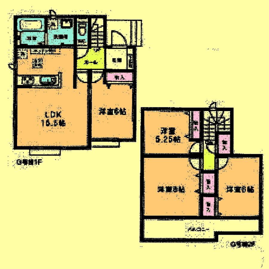 Floor plan. 20.8 million yen, 4LDK, Land area 120.2 sq m , Building area 93.15 sq m located view in addition to this, It will be provided by the hope of design books, such as layout. 