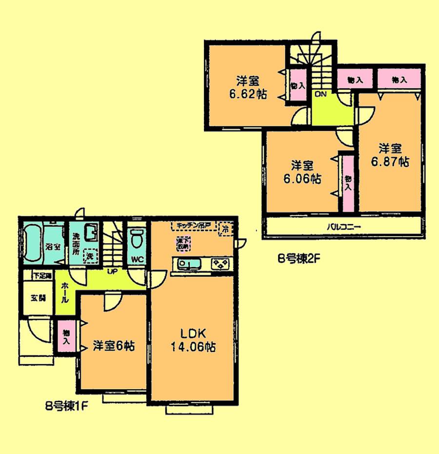 Floor plan. 24,800,000 yen, 4LDK, Land area 130.09 sq m , Building area 93.46 sq m located view in addition to this, It will be provided by the hope of design books, such as layout.