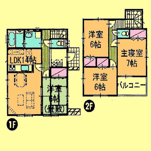 Floor plan. 18.4 million yen, 4LDK, Land area 121.27 sq m , Building area 95.64 sq m located view in addition to this, It will be provided by the hope of design books, such as layout. 