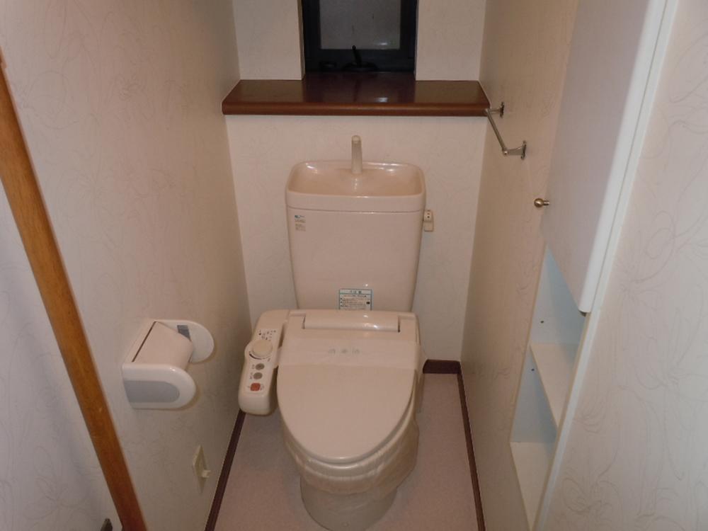 Toilet. With a convenient storage