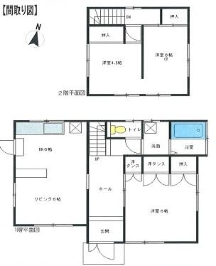 Floor plan. 12 million yen, 3LDK, Land area 138.6 sq m , Building area 80.32 sq m