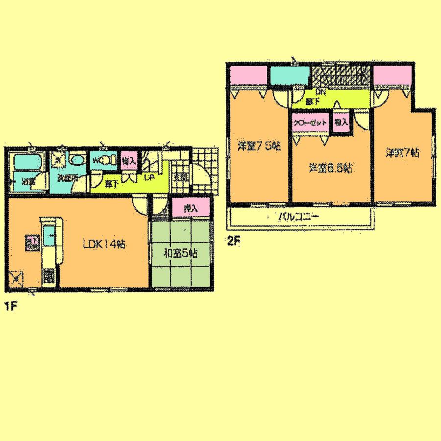 Floor plan. 21,800,000 yen, 4LDK, Land area 145.26 sq m , Building area 93.55 sq m located view in addition to this, It will be provided by the hope of design books, such as layout.