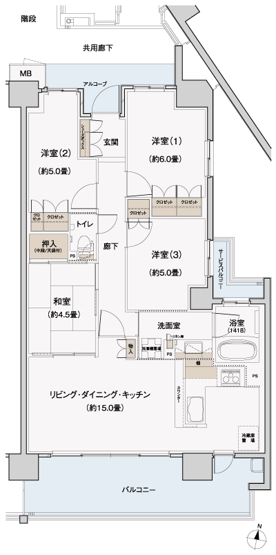 Floor: 4LDK, occupied area: 78.87 sq m, Price: 36,400,000 yen, now on sale