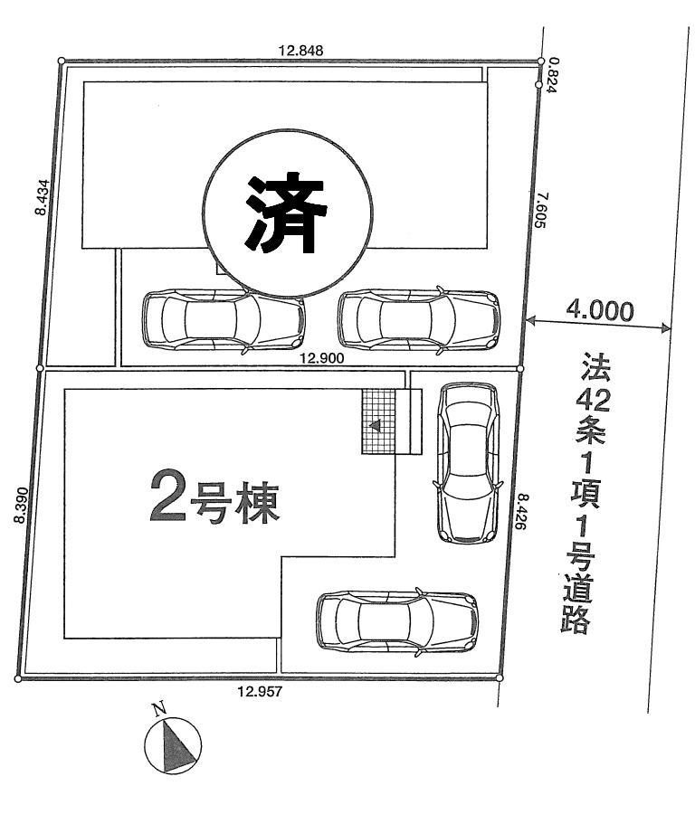 Compartment figure. 44,800,000 yen, 4LDK, Land area 108.51 sq m , Building area 99.22 sq m