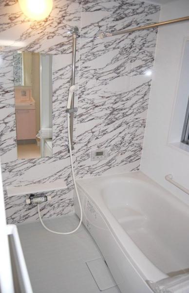 Bathroom. Effortlessly wash at rainy day with bathroom dryer