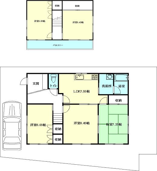 Floor plan. 29,800,000 yen, 4LDK, Land area 138.64 sq m , Building area 99.68 sq m