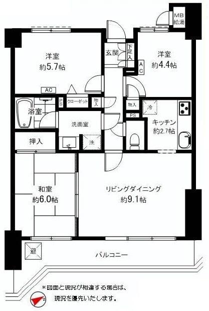 Floor plan. 3LDK, Price 28.8 million yen, Occupied area 65.29 sq m , Balcony area 11.32 sq m   ☆ Floor plan ☆