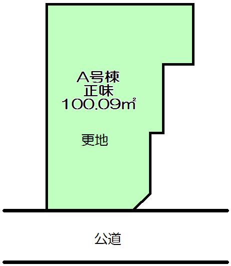 Compartment figure. Land price 33,800,000 yen, Land area 100.09 sq m compartment view