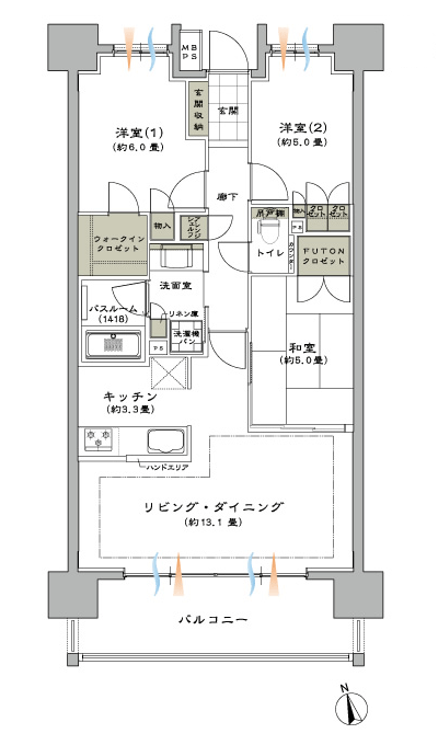 Floor: 3LDK + WIC, the occupied area: 72.04 sq m, Price: TBD