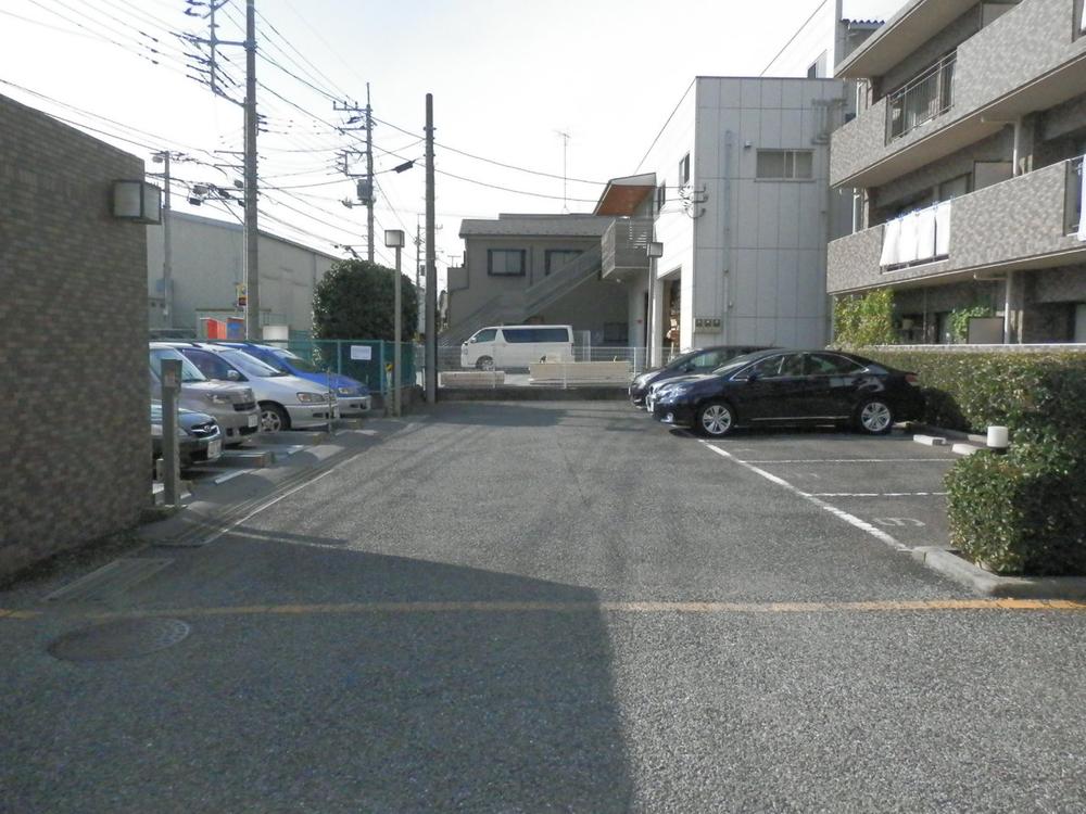 Parking lot. Common areas