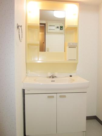 Washroom. Easy-to-use vanity