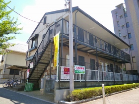 Building appearance. Near good location of a 3-minute walk from Asaka Station Super & drugstore