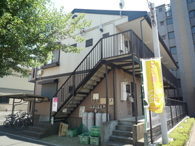 Building appearance. Near good location of a 3-minute walk from Asaka Station Super & drugstore