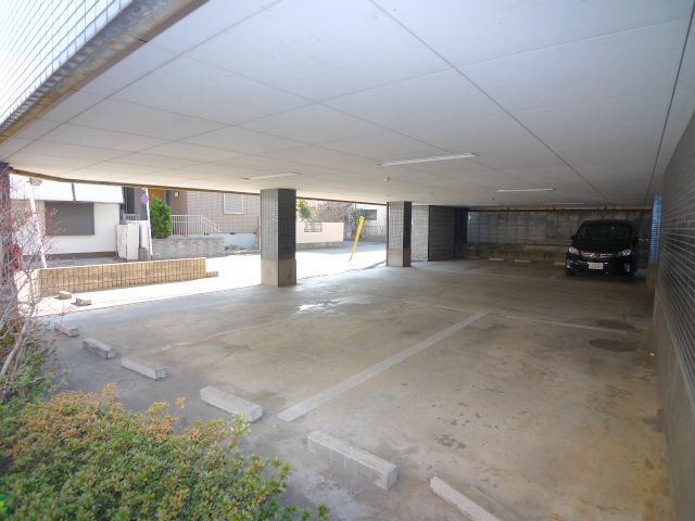 Parking lot. Is stain-resistant happy roofed car