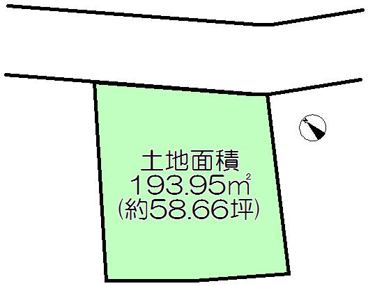 Compartment figure. Land price 36 million yen, Land area 193.95 sq m compartment view