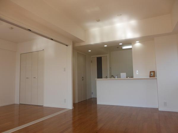 Living. Renovation after: a living-dining