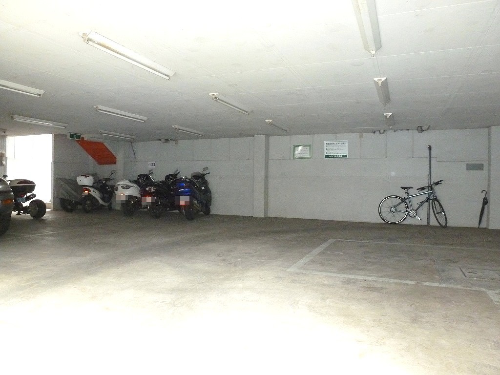 Other room space. Bike shelter