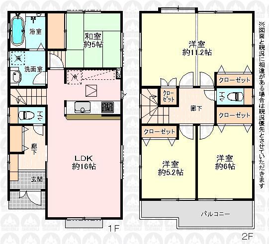 Floor plan. (3 Building), Price 36,800,000 yen, 4LDK, Land area 145.14 sq m , Building area 101.85 sq m