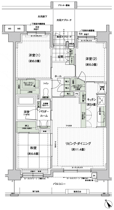 Floor: 3LDK, occupied area: 70.43 sq m, Price: 36,280,000 yen, now on sale