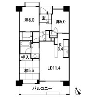 Floor: 3LDK, occupied area: 70.43 sq m, Price: 36,280,000 yen, now on sale