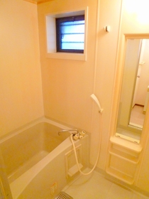 Bath. Small window with bathroom