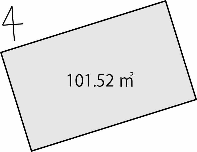 Compartment figure. Land price 17.8 million yen, Land area 101.52 sq m