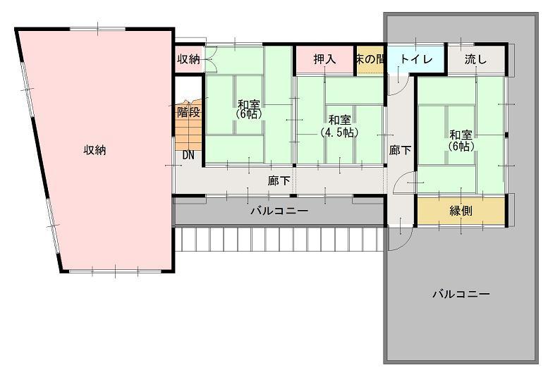 Floor plan. 10 million yen, 5K, Land area 180.61 sq m , Building area 113.17 sq m 2F Floor plan