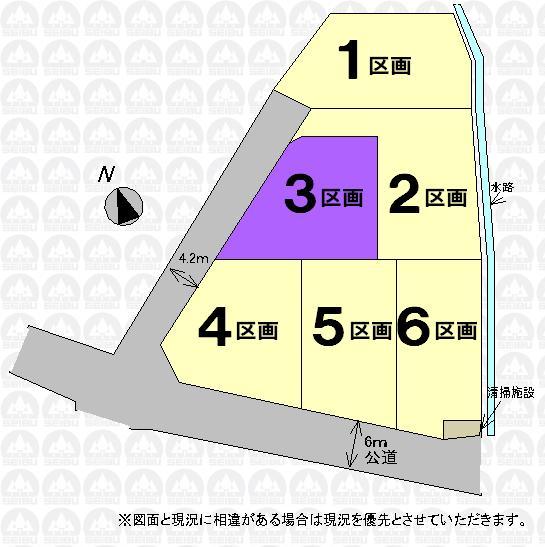 Compartment figure. Land price 21,800,000 yen, Land area 130.08 sq m