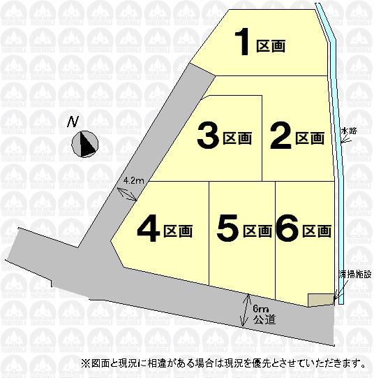 Compartment figure. Land price 23.8 million yen, Land area 120.1 sq m