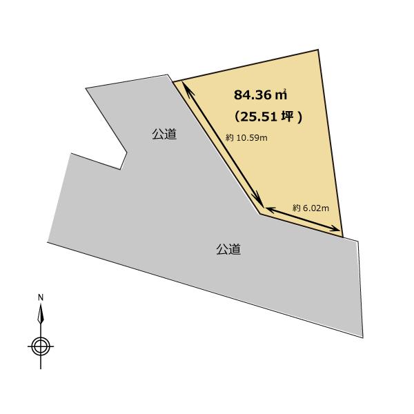 Compartment figure. 25,800,000 yen, 4LDK, Land area 84.36 sq m , Building area 102.46 sq m