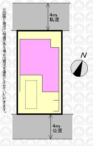 Compartment figure. 27.5 million yen, 4LDK, Land area 67.86 sq m , Building area 98.03 sq m