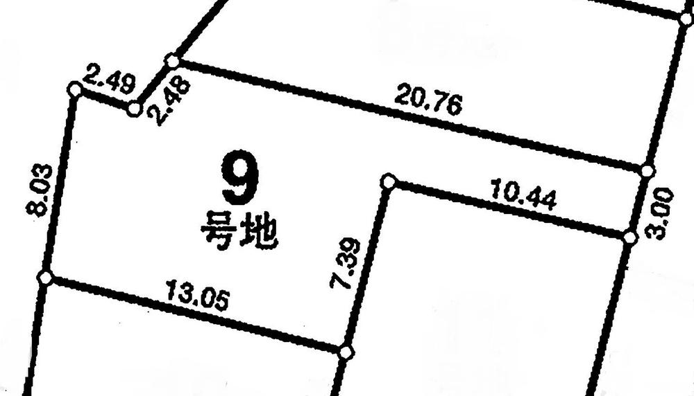 Compartment figure. Land price 18.4 million yen, Land area 134 sq m
