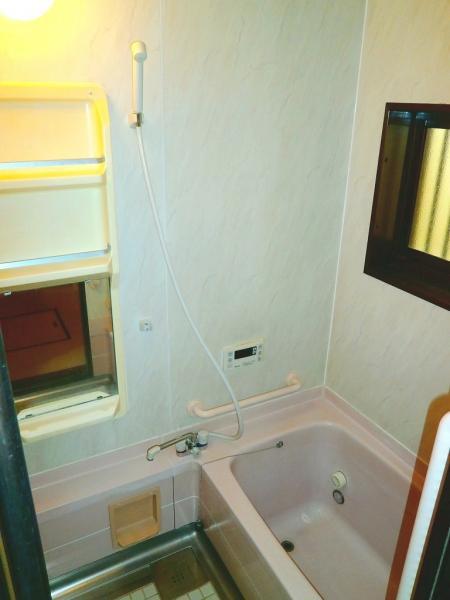 Bathroom. Economic unit bus marked with add-fired function