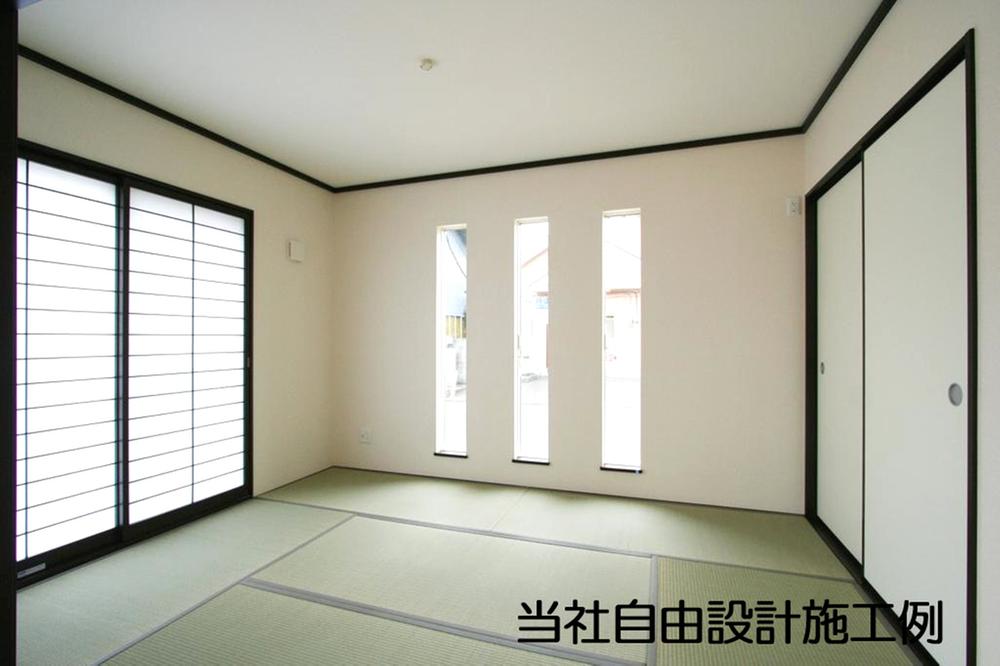 Building plan example (introspection photo).  ※ Our free design and construction example