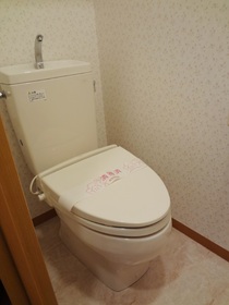 Toilet. It had toilet seat