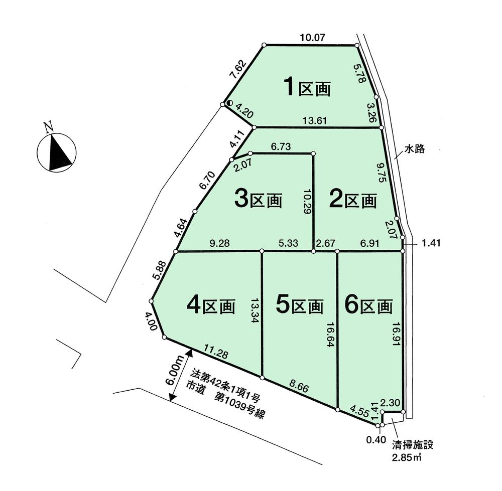 Compartment figure. Land price 23.8 million yen, Land area 120.1 sq m