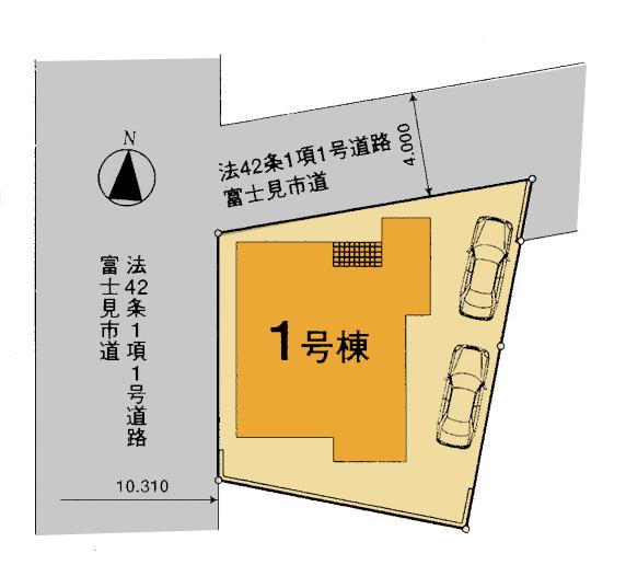 Compartment figure. 34,800,000 yen, 4LDK, Land area 118.07 sq m , Building area 94.4 sq m